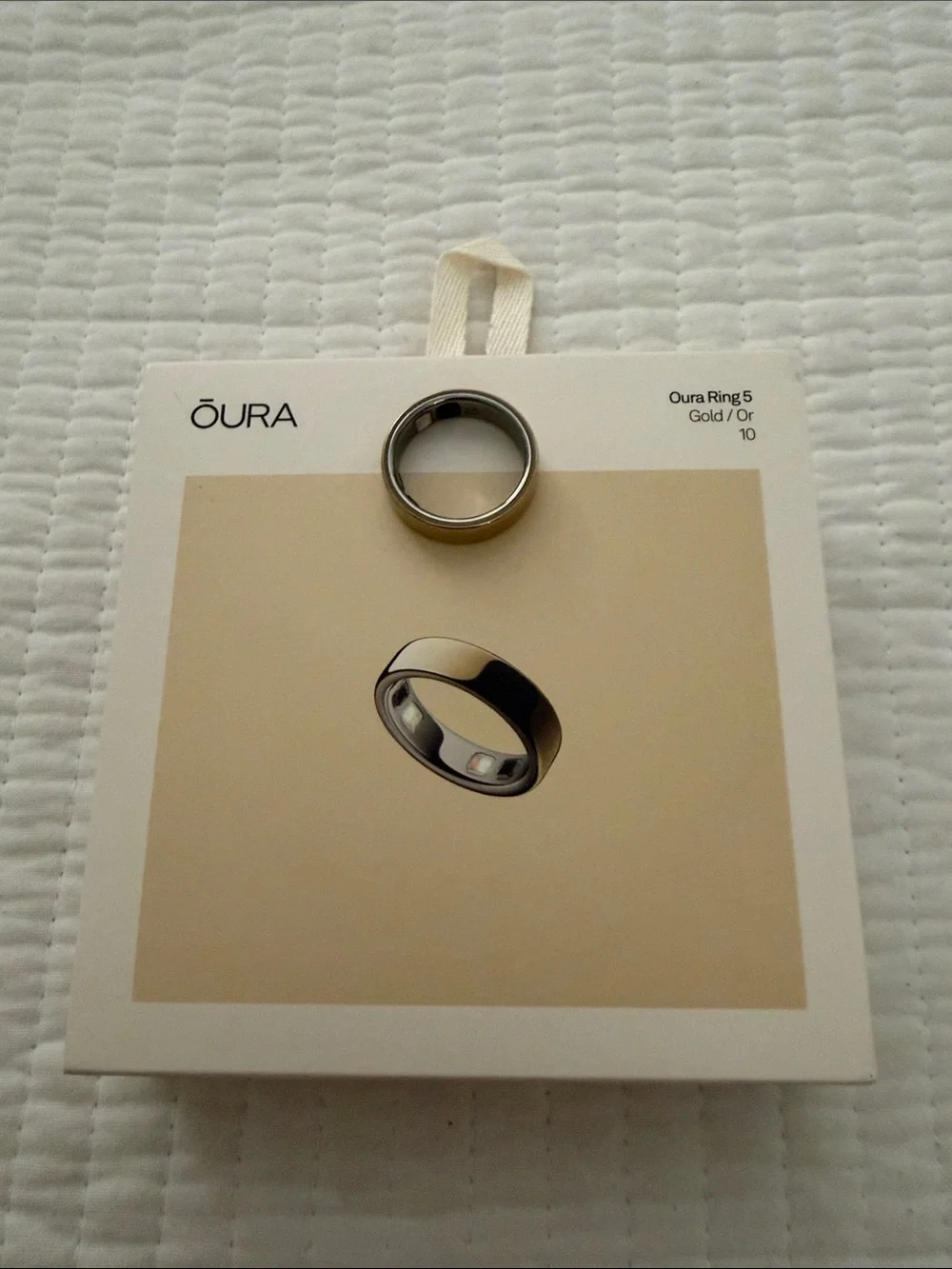 Oura Ring 5 - Gold, Size 10